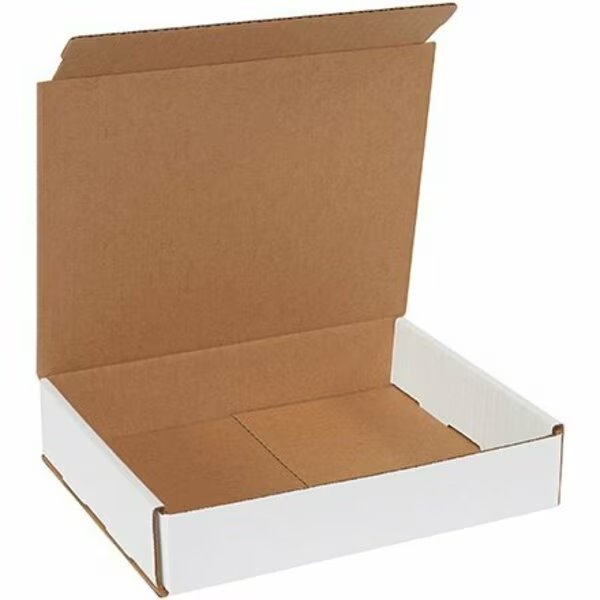 10 x 8 x 2'' White Corrugated Mailers, 50PK, Bsc Preferred, Mfr#: S-18207
